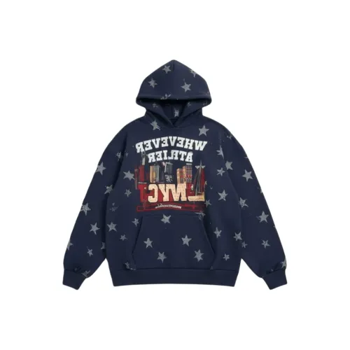 RTTO Темно-синий Синий Флисовый Подклад Женские Свитшоты