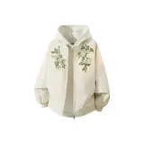 Ecru (1099 Thermal Cotton Down Jacket, Free White Photinia Gray Sweatshirt)  
Экрю (1099 Тёплый хлопковый пуховик, Бесплатно белый Фотиния серый свитшот)