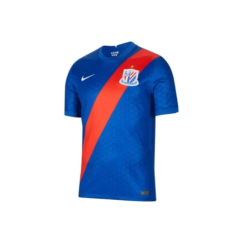 Nike Blue Unisex Футбольные Джерси