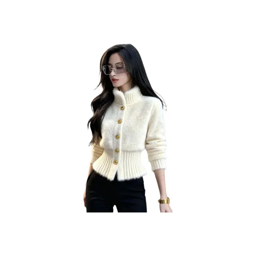 IWZI Белый Женские Бархатные Куртки