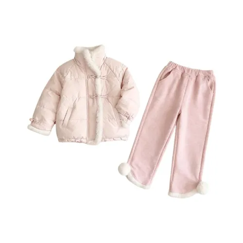 YALU Повседневная спортивная одежда Розовая для детей 3-7 лет