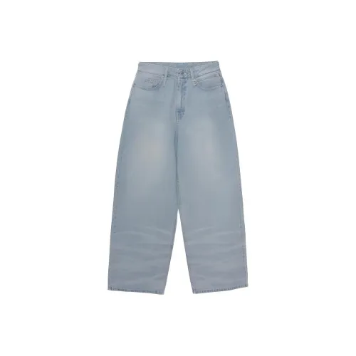 WOOYOUNGMI SS25 Джинсы Мужские Синие