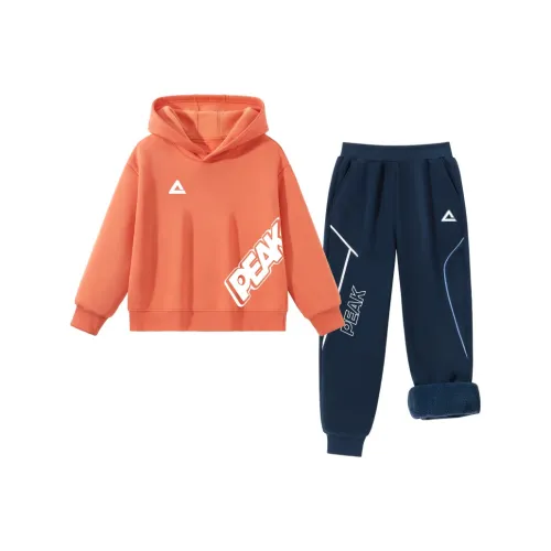 PEAK Теплый оранжевый PK Правая сторона Верх Силикон K+PK Белый Английский язык Этикетка Левая сторона Низ Темно-синий PK Этикетка Белый Силикон K Kids Повседневная спортивная одежда
