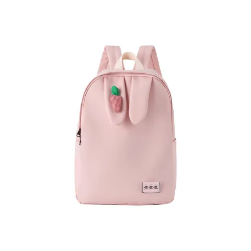 CREAM BEAR Нейлоновый Рюкзак Стандартный Женский Розовый