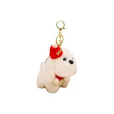 Рождественское украшение в виде собаки [белый]