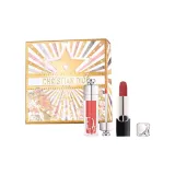 Двухкомпонентный комплект: Синий Золото Помада #720 3,5 г + Полный Глиттер для губ #018 6 мл