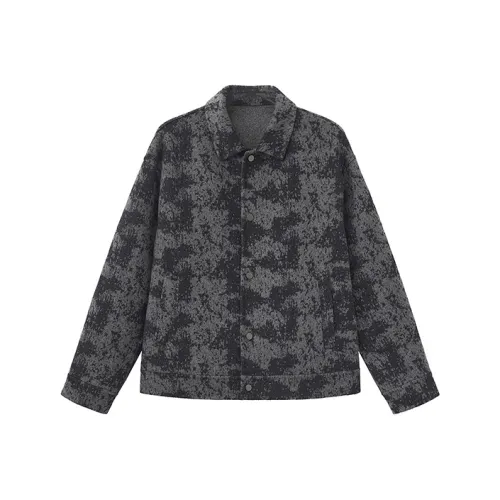 ZUO Свинцово-серый Синий Мужские Куртки