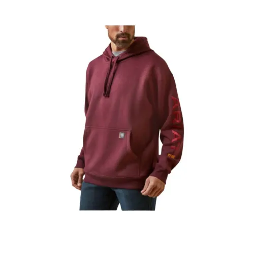 ARIAT Мужские Свитшоты Бордового Цвета