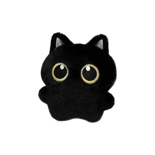YOUYOUGUNANA Большой Глаз Черный Кот Мяукающий Милый Мультяшный Эльф Кукла Плюшевый Украшение 10,5 см Длина Тела