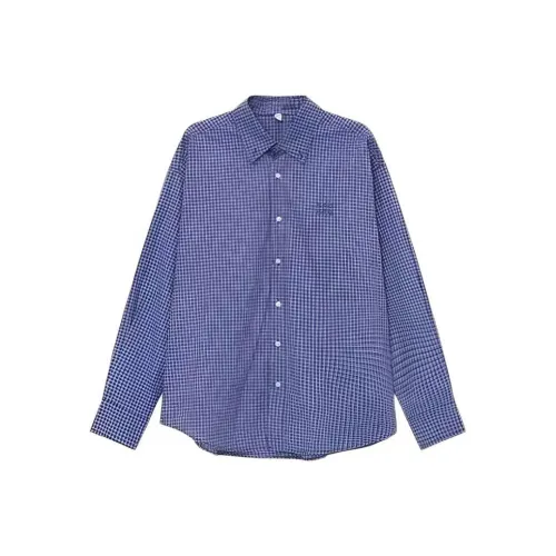 SANTASTIC Синяя клетка Унисекс Рубашки