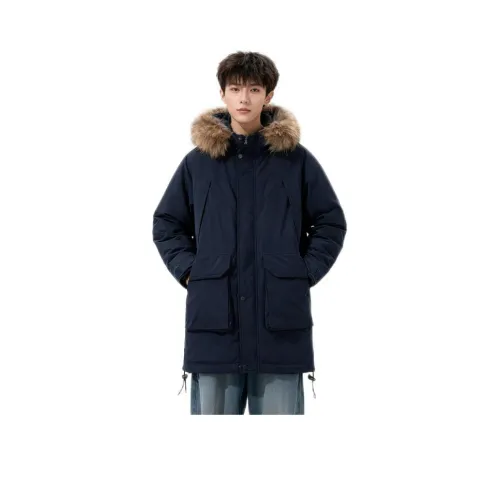 LH HOMME Синий Унисекс Пуховики