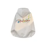 Худи и свитшоты из флисовой ткани с подкладкой, цвета фотиния серый