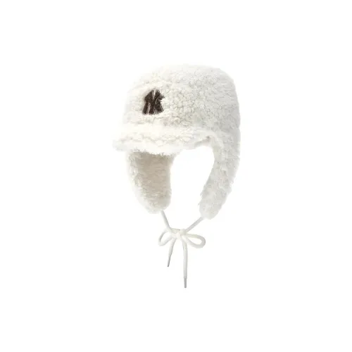 MLB Искусственная овечья шерсть Шапки-ушанки Унисекс New York Yankees Кремовый New York Yankees Черный New York Yankees Светло-розовый