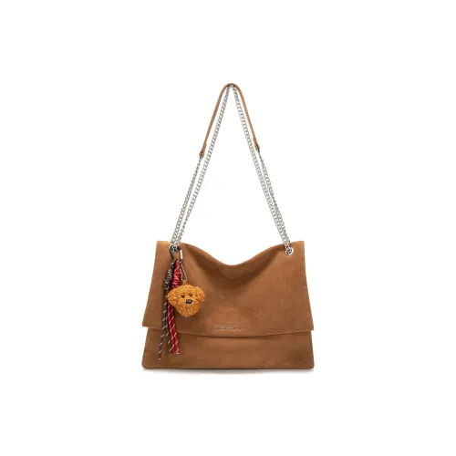 WEINIAO Сумка через плечо из синтетической кожи обычная женская сумка коричневый цвет