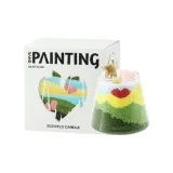 Песочный арт свеча сердце комплект (Великобритания груша и фрезия)