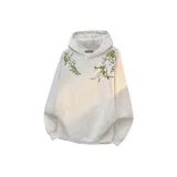 Худи и свитшоты из флисовой ткани с подкладкой, цвета фотиния серый