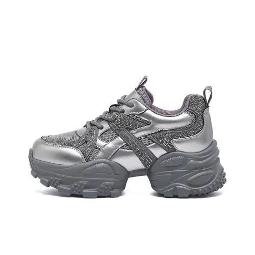 EXULL Q Низкий топ массивные кроссовки женские