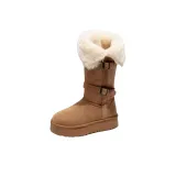 Коричневый, длина до колена