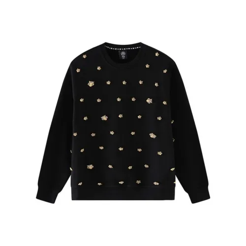 TCH Черная основа с золотым логотипом Унисекс Свитшоты