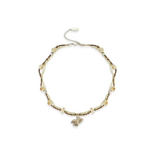 YUAN FIELD Легкий Титан с Медным Покрытием Ожерелье Унисекс