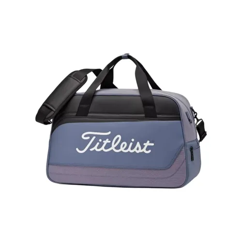 TITLEIST ПУ (полиуретан) с полиэстером Бостонская сумка унисекс Туманно-синий и Черный