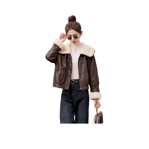 Куртка из кожи Kangaroo для женщин