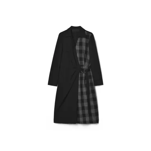 Mapping Длинное платье с длинными рукавами для женщин