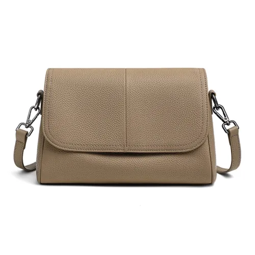 MILLIE'S Коровья кожа с синтетической кожей сумка через плечо сумка на плечо стандартная женская слоновая серый