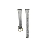 Утягивающий тонкий пояс с пряжкой в виде подковы - черный - золотистый оттенок