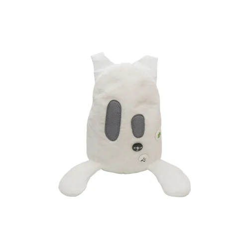 KINMAC Плюшевый рюкзак стандартный унисекс белый черный