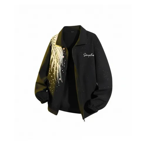 MIORGERSY Черный [Утолщенный и с флисовой подкладкой улучшенный] Унисекс Куртки