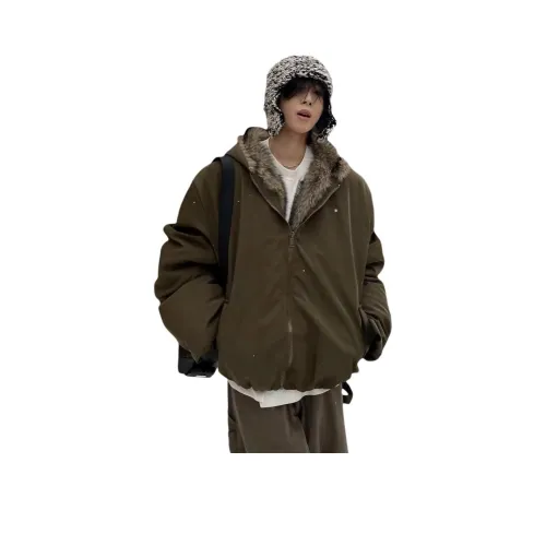 BRG Армейский зеленый Унисекс Пуховики