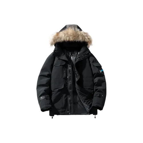 TENGQIYUAN Хлопковый пуховик унисекс