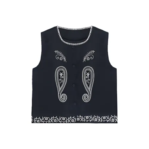 GZQJ Темно-синий женский жилет