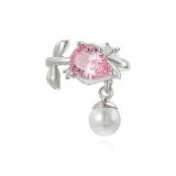 Розовая роза, манжета для уха