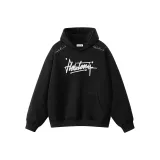 Чёрный Белый (Премиум Полиэстер-Хлопок)