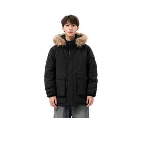 LH HOMME Черный Унисекс Пуховики