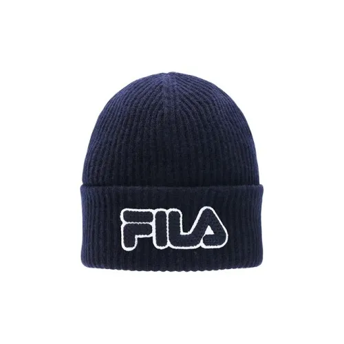 FILA ORIGINALE Шапка из овечьей шерсти Унисекс Элегантная Темно-синий