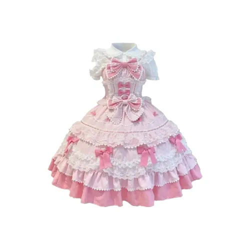 CANTALOVE Короткое платье с короткими рукавами женское