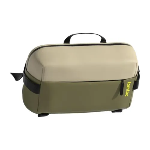 Tomtoc Полиэстер Сумка через плечо Большая Унисекс Мохово-зеленый Meets Сахара