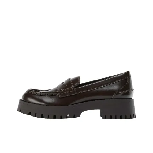 ZARA Лоферы Черные Женские