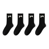 [4 шт_ Бант Отделение] Черный 4