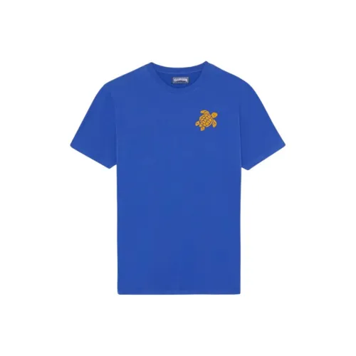 VILEBREQUIN Мужские T-рубашки кобальтово-синего цвета