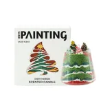 Песочный набор для рисования свечей "Рождественская елка"