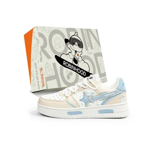 ROBINHOOD Низкие кроссовки для скейтбординга женские лимонно-морская соль синий коробка включена