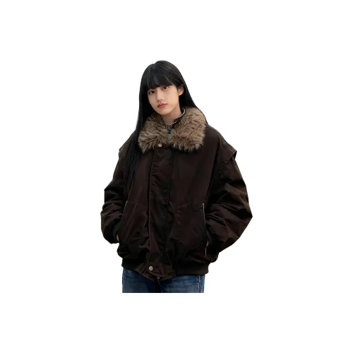 BRG Коричневый Унисекс Пуховики