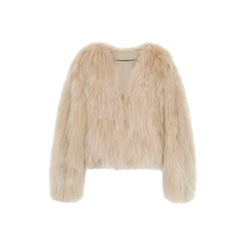 BELOVED STARRY Бархатовое пальто с женским дизайном