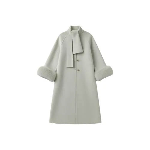 TOUCH MISS Светло-зеленое женское пальто