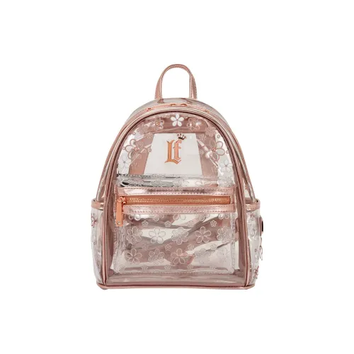 LOUNGEFLY ПВХ Поливинилхлорид Рюкзак Мини Женский Розовый