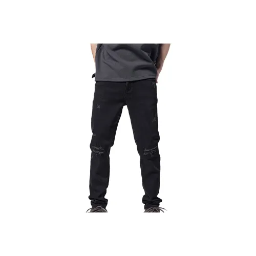 MH Черные Мужские Джинсы